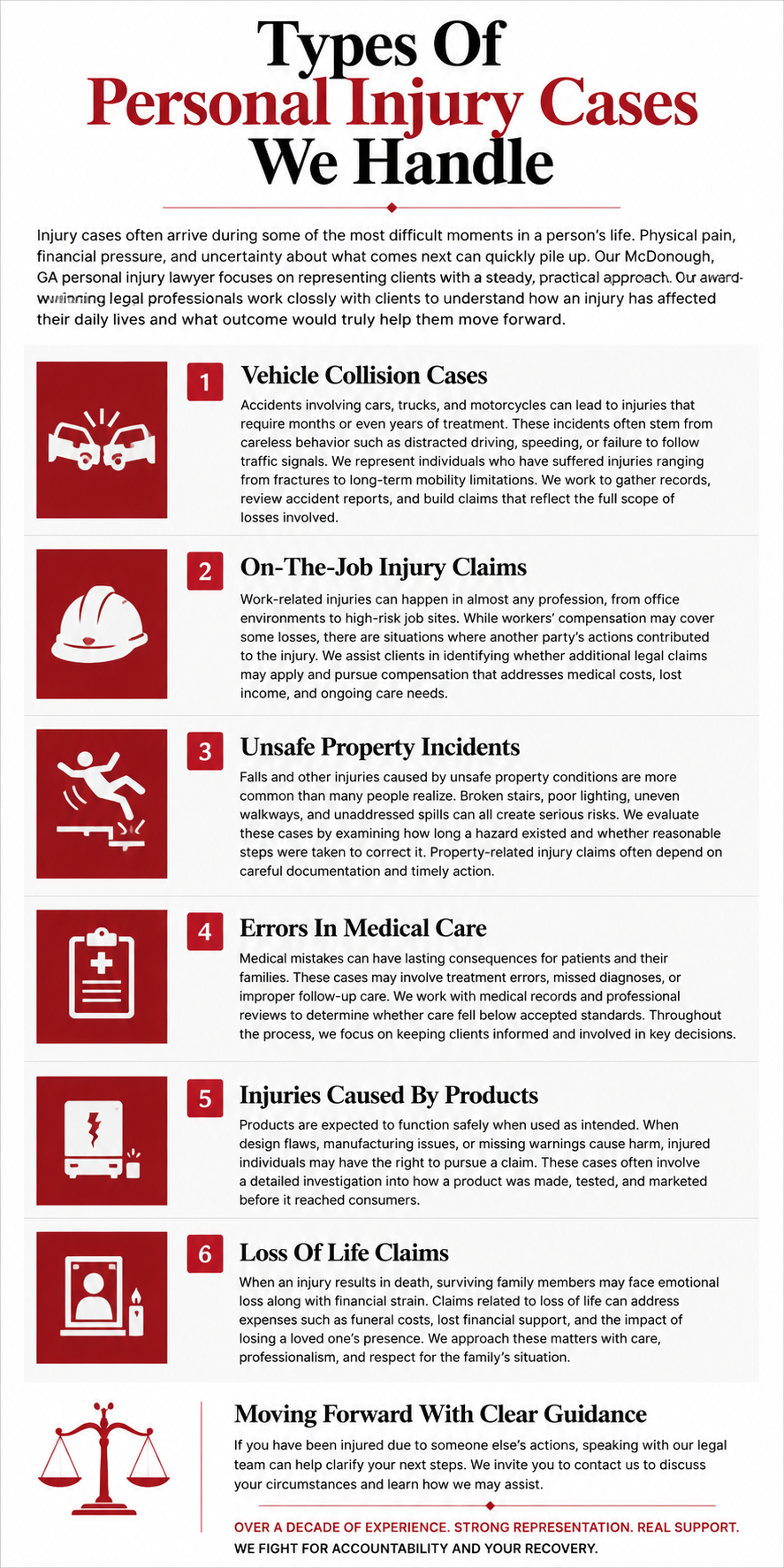 McDonough Personal Injury Infographic